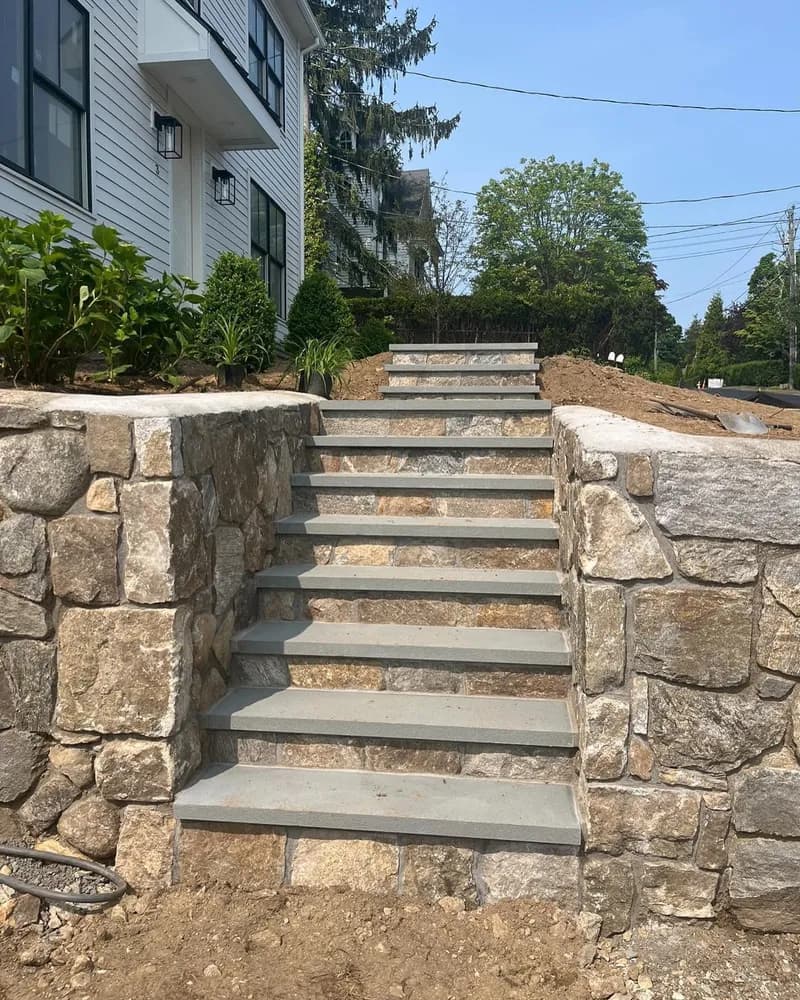 Stone masonry detail