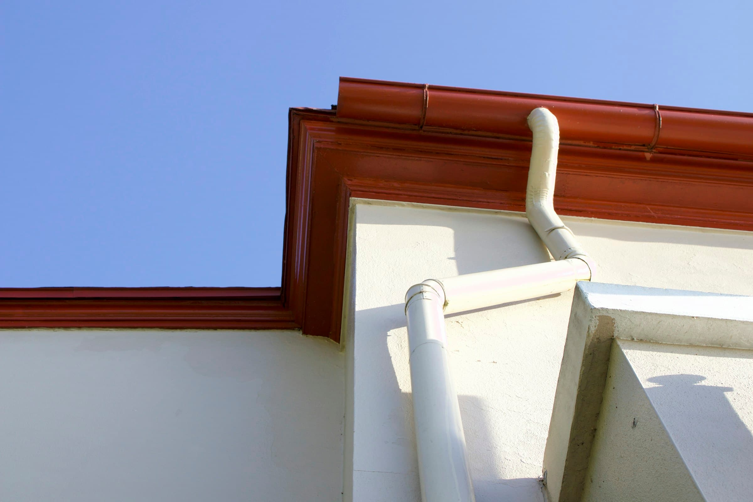 Gutter installation and repair on a New York home